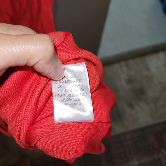 Red roolee midi dress, small - Picture 5 of 6